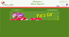 Desktop Screenshot of floresysoles.com