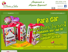 Tablet Screenshot of floresysoles.com